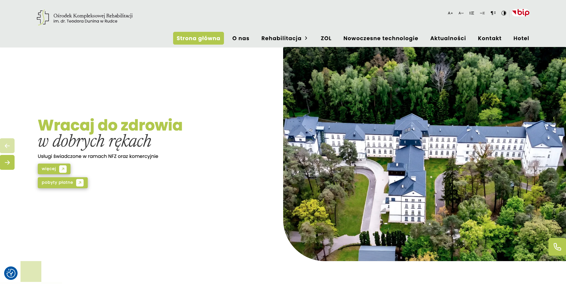 Strona po metamorfozie